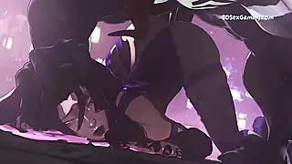 Psylocke X Orochi - Clash of the Superheros - Rough Animation Porn ...