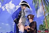 Lady Pirate Sofie Marie Gives Captain Best Blowjob Ever snapshot 6
