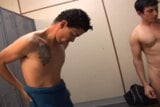 Fit gay pair work out then fuck hardcore in the locker room snapshot 2