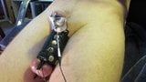 Bibofuck cums hard (e-stim, urethra plug, stretched balls) snapshot 1