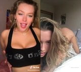 Busty blonde bouncing naturals tiktok snapshot 5