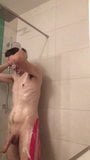 Showering with huge soft cock snapshot 8