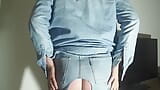 Western Shirt Denim Fetish Masturbation snapshot 10