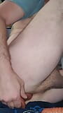 Gran juguete llena mi culo anal con triple encabezado por Squarepeg Toys snapshot 6