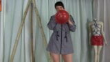 Popping the red Balloon - Looner Fetish with Yvette Costeau snapshot 2