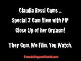 Claudi Rossi Masturbation and Multi-Cam Snapping Orgasm snapshot 1