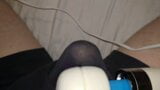 Hitachi Wand Vibrating My Dick Through My Boxers snapshot 13