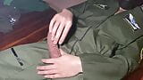 Edge jerk off in TOP GUN jumpsuit. snapshot 5