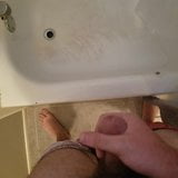 Big cumshot splash after shower snapshot 5