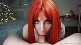 Sensual blowjob from a redheaded bitch snapshot 11