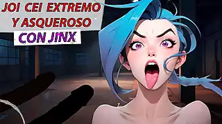 Spanish JOI CEI Extreme and Disgusting with Jinx from League of ...