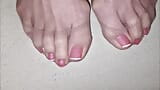 Cum on pearl france toenails nylon snapshot 1