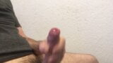 Foreskin play and wank of my precum dripping uncut cock snapshot 16