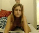horny webcam couple in action snapshot 5