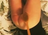 Hairbrush spanking snapshot 5