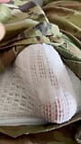 army solider jerks off in shorts and while wearing a jock strap under his military uniform snapshot 15