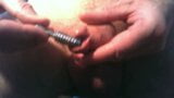 pee hole insertion 14mm screw plug, pre cum snapshot 8