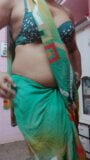 Indische shemale in saree geneukt snapshot 11