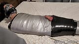 mummifying the boi's head for long term snapshot 4