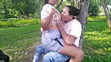 empezamos de juguetonas mi mejor amiga y yo con un pene de plástico en el parque publico snapshot 15