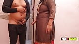 Punjabi Jatti caught bihari masturbate in her bathroom and punish him snapshot 2