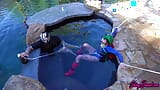 Supergirl Cosplay Water Bondage Predicament snapshot 2