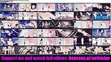 Impak Genshin - Tarian 3 Teman wanita + Seks bertiga Futanari (3D HENTAI) snapshot 10