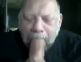 Bearded grandpa gives an amazing blowjob snapshot 6