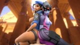 Ana Amari et Widowmaker se frottent les fesses snapshot 8