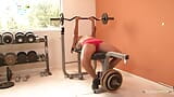 Coach helps out a babe at the gym by fucking her with his BBC snapshot 1