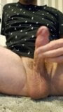 Stroking my fat dick until I cum snapshot 3