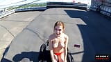 Public Tit Flashing - Full Eye Contact Blowjob and Cum Walk on Tits snapshot 10