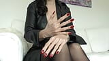 Unghie lunghe sexy rosse snapshot 13