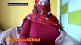 Hijab vermelho, peitos grandes, muçulmano na cam 10 22 snapshot 2