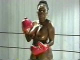 Retro Interracial Naked Boxing snapshot 4