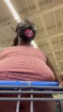 Nookiescookies flashing her nipples in Walmart snapshot 18