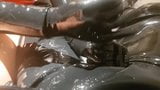 Latex Gloved Handjob in Latex Catsuit snapshot 17