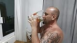 One liter of pee-lemonade, we drink our piss from a jug snapshot 11