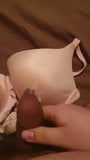 Cumming all over Aunt's Silk Bra snapshot 10