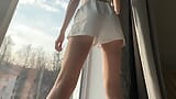 flashing panty yoga teasing show snapshot 5