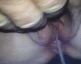 Old cunt pissing close-up snapshot 2