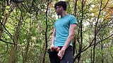 Guy Pissing in the Woods snapshot 2