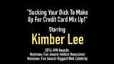 Quente Kimber Lee chupa seu pau depois de carregar seu cartão! snapshot 1
