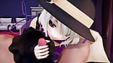 R18MMD - Touhou Koishi ชักว่าว Ray - Smixix - เสื้อผ้าสีน้ําเงินใส แก้ไขสี Smixix snapshot 6