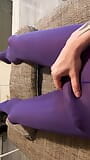 XXL MEGACOCK IN SHEERTIGHTS VIOLA snapshot 4