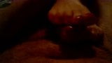 Cum feet with sound! The semen is heard even as sprout. snapshot 5