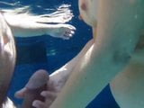 Wife pulling my cock underwater snapshot 1