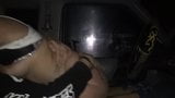 One night stand with blonde in my car snapshot 5