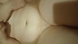 Compilation of my wet pussy. I caress myself, wash myself in the bathroom, pee and piss. snapshot 1