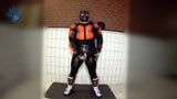 RubberBikerPup with new FOX Comp R boots and protective gear snapshot 5